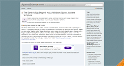 Desktop Screenshot of againstscience.com